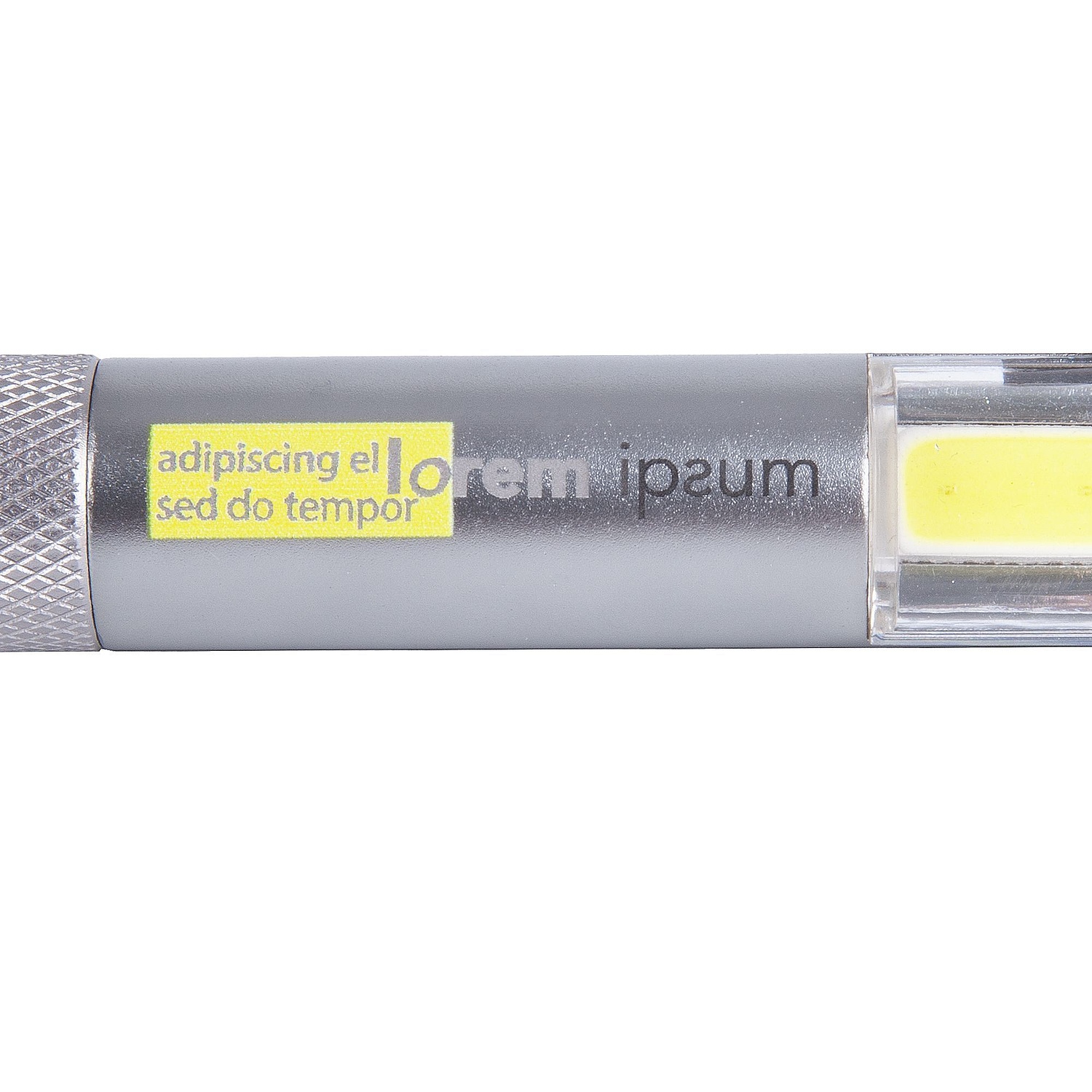 Фонарик-факел LightStream, малый, серый