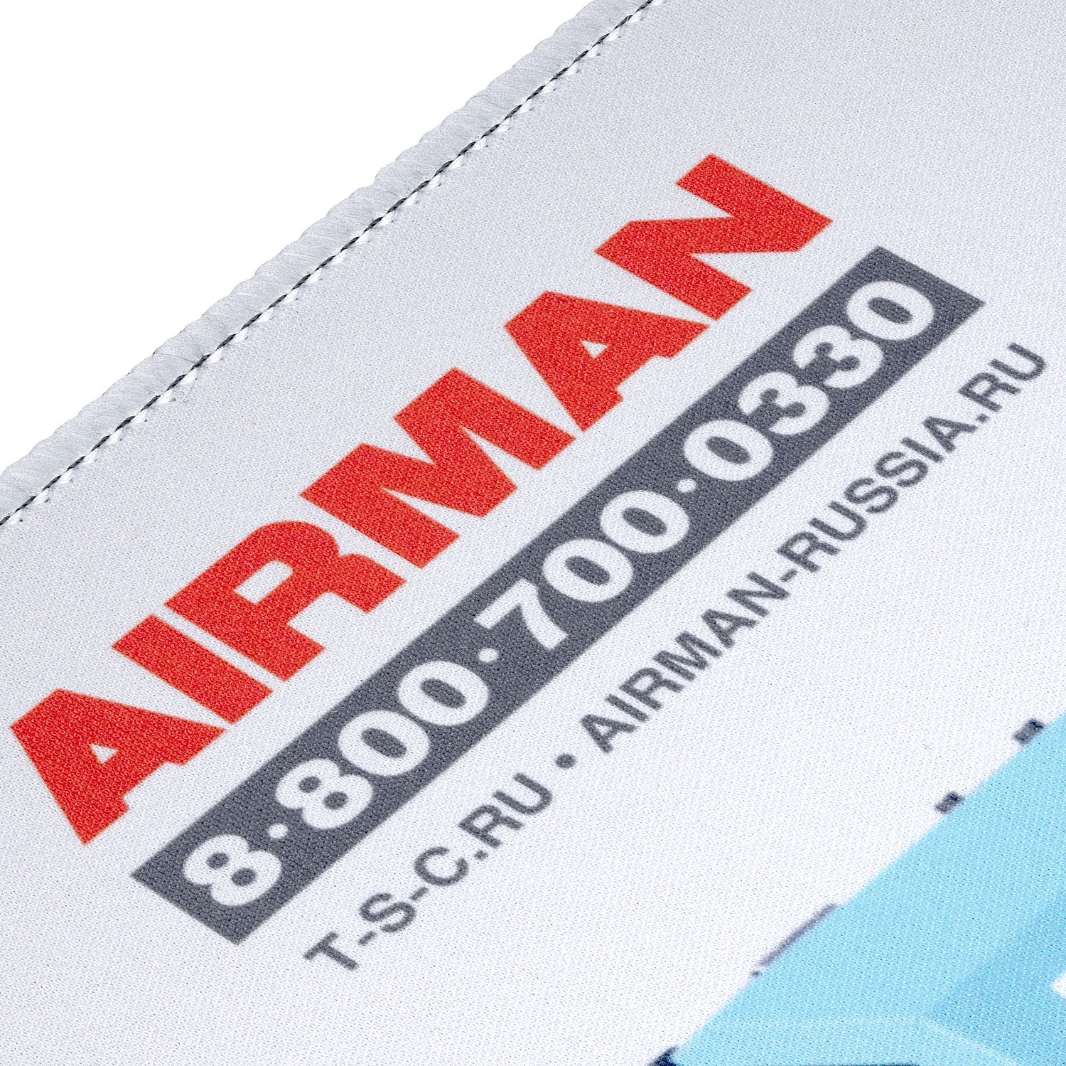 Коврик для мыши Paddo L, белый с логотипом