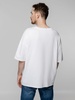 Футболка унисекс оверсайз Crosstown, белая, размер XL