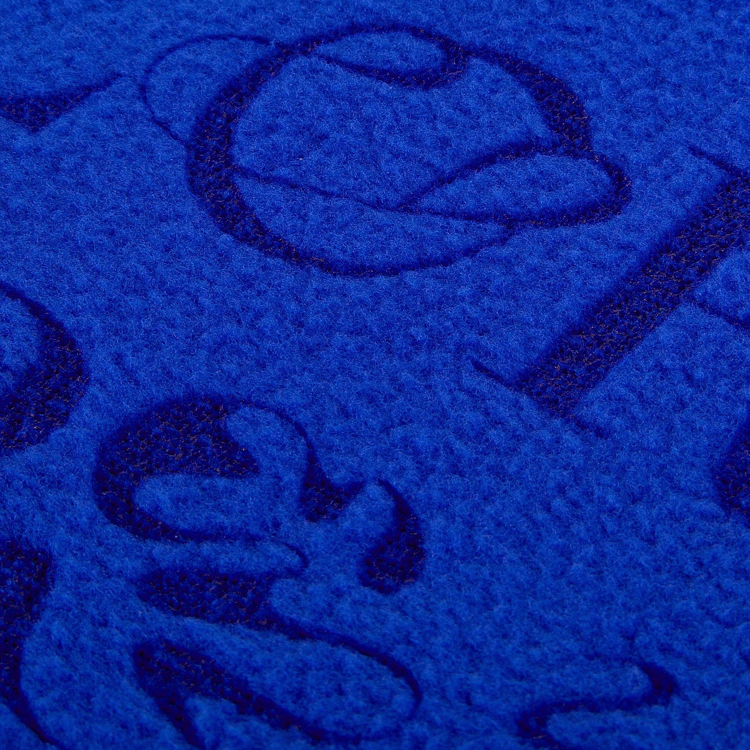 Флисовый плед Warm&Peace, ярко-синий