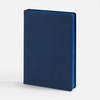 Ежедневник Shall, недатированный, синий с логотипом