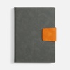 Ежедневник Grande Strap на заказ, датированный, серый с логотипом