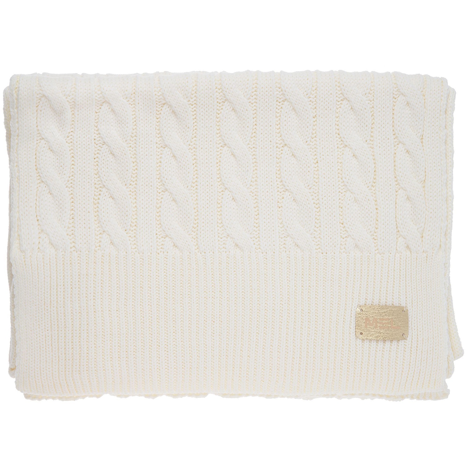 Шарф Heat Trick, белый (молочный) с логотипом