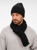 Шарф Bellish, черный с логотипом