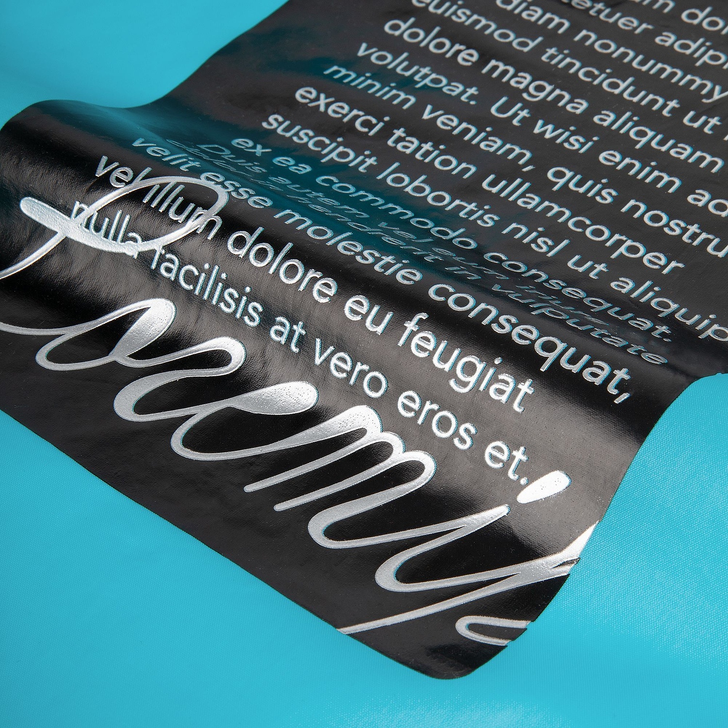 Ветровка из нейлона Surf 210, бирюзовая с логотипом