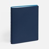 Ежедневник Spring Shall, недатированный, синий с логотипом