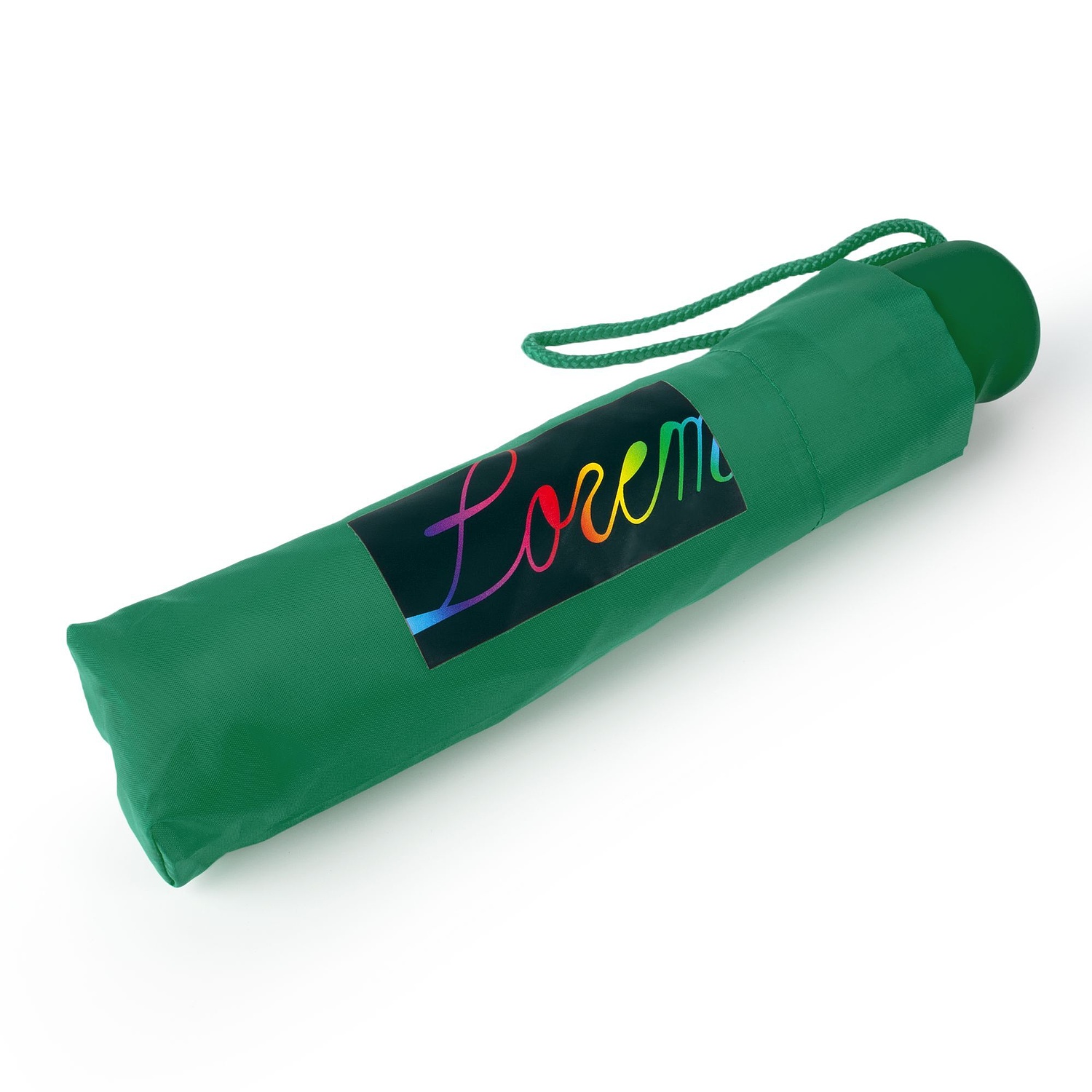 Зонт складной Basic, зеленый