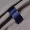 Лента сатиновая Satin 35 S, темно-синяя, 20 см с логотипом