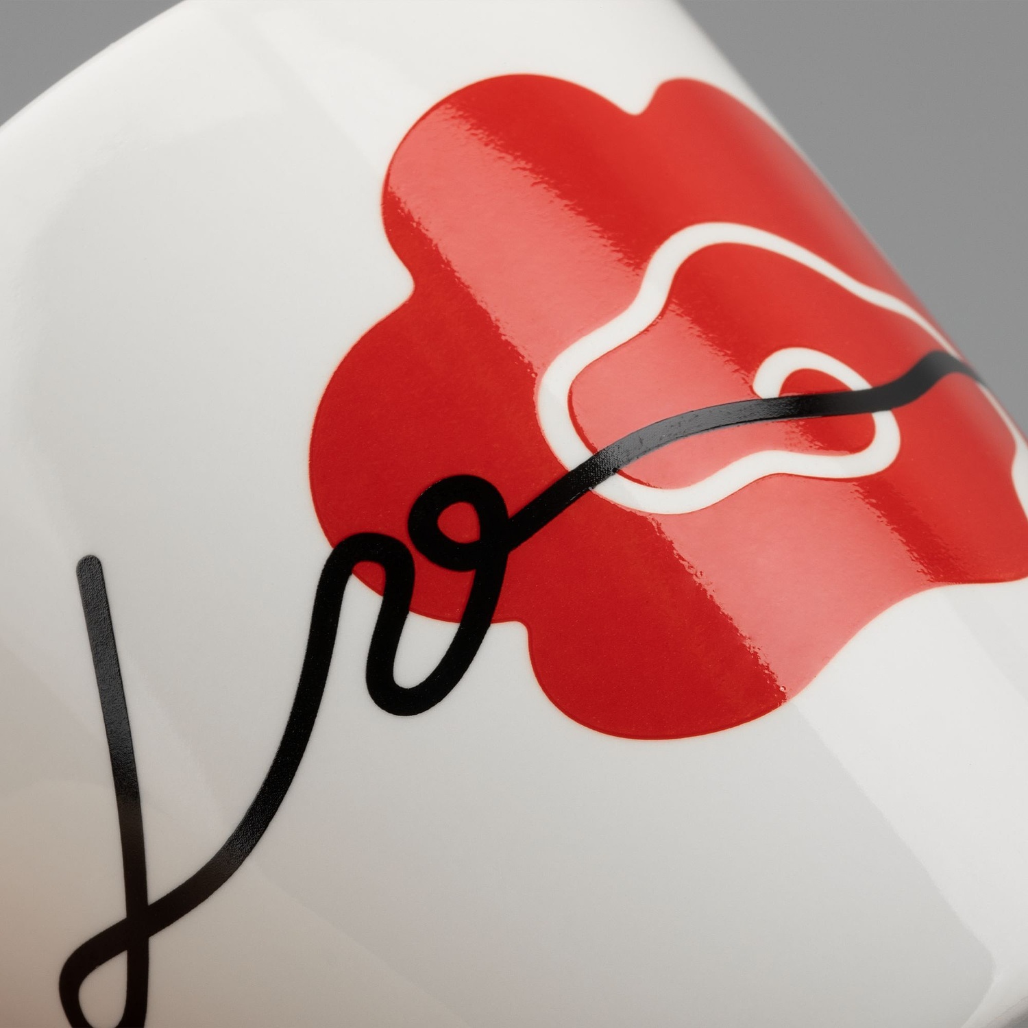 Кружка Valotti Medio, белая с логотипом