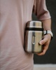 Термос для еды Jerrycan 700, вакуумный, стальной матовый с логотипом