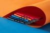 Ежедневник Flexpen Mini, недатированный, ярко-голубой с логотипом
