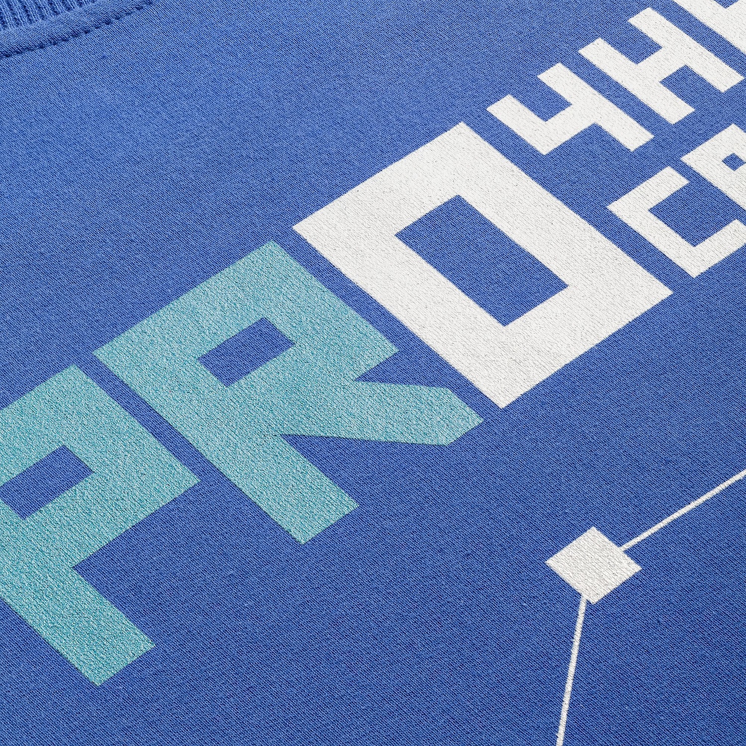 Толстовка Unit Toima, ярко-синяя с логотипом