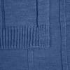 Плед Bambolay, синий (черника) с логотипом