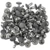 Заклепка Rivet, S, серая с логотипом