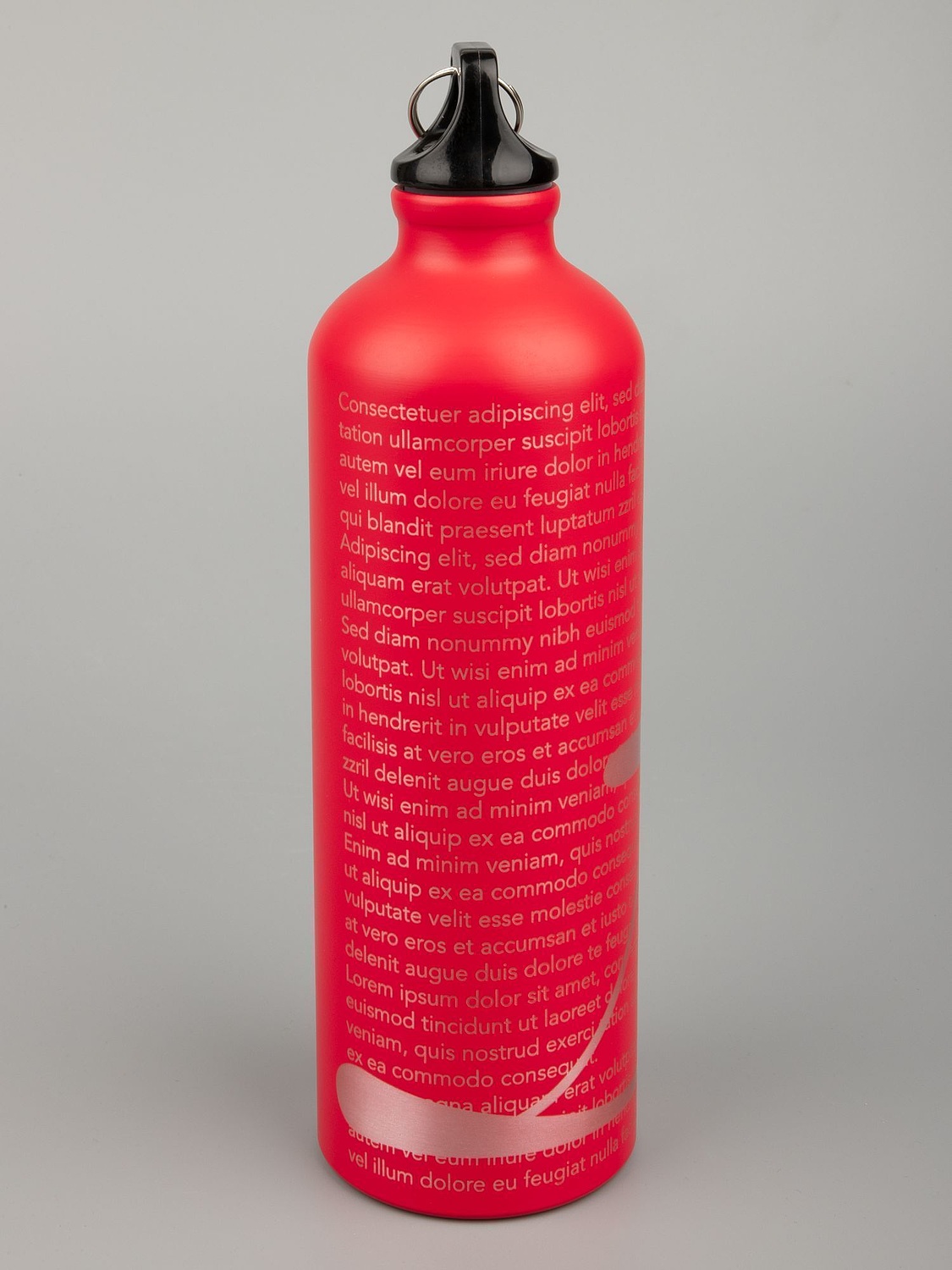 Бутылка для воды Funrun 750, красная с логотипом