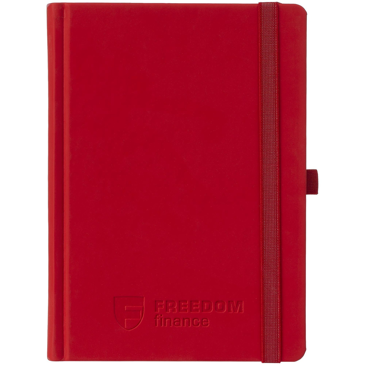 Ежедневник Favor Gold, недатированный, красный с логотипом