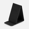Подставка для смартфона с беспроводной зарядкой Kickstand, серая с логотипом