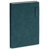 Ежедневник Lable Touch, недатированный, темно-зеленый с логотипом