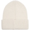 Шапка Tommi, молочно-белая с логотипом