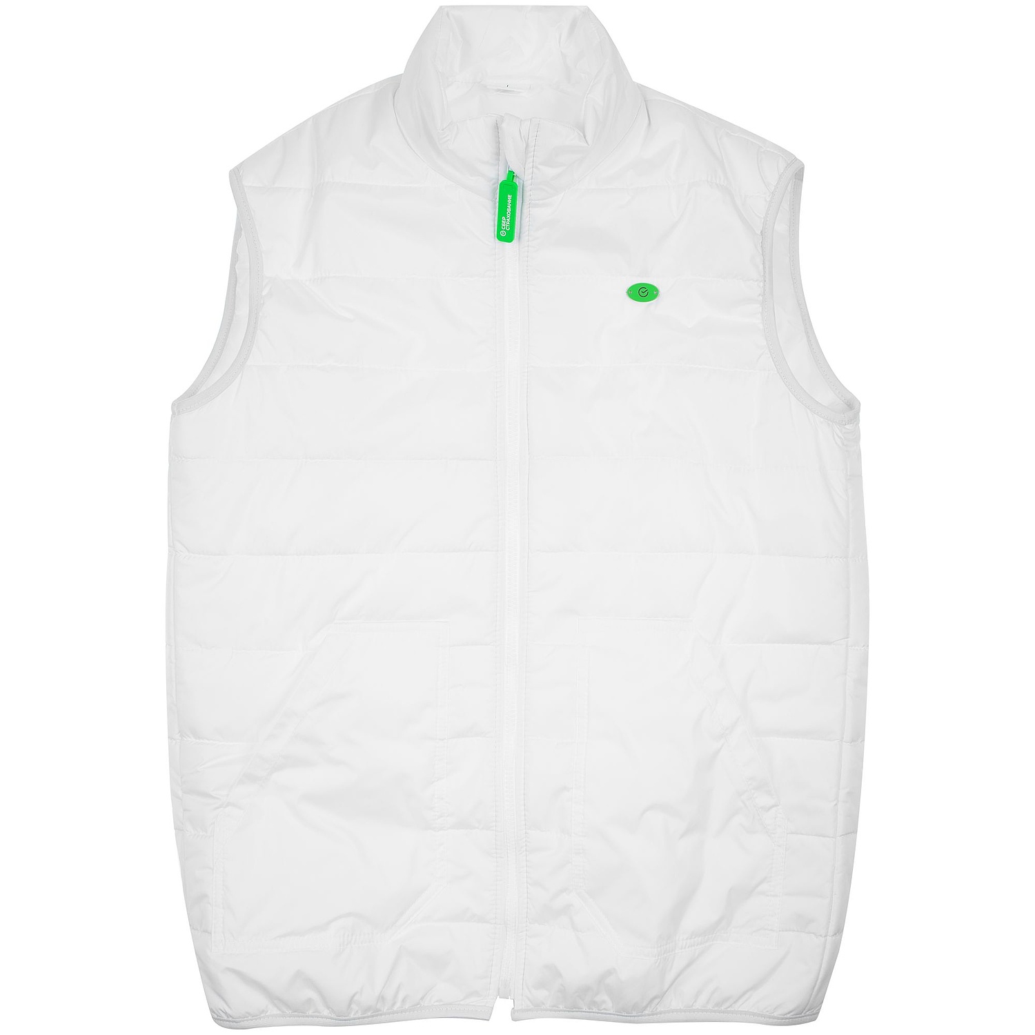 Жилет Leven, белый с логотипом