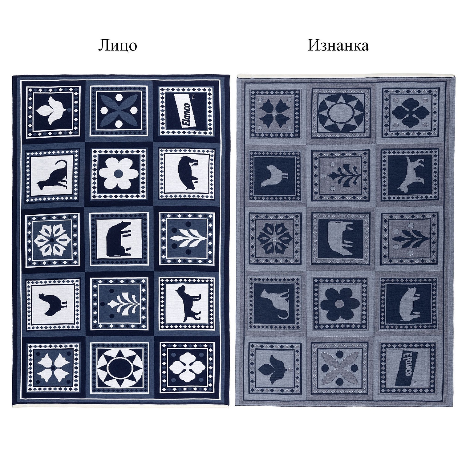 Плед на заказ Tricksy Net, 3 цвета, S, акрил с логотипом