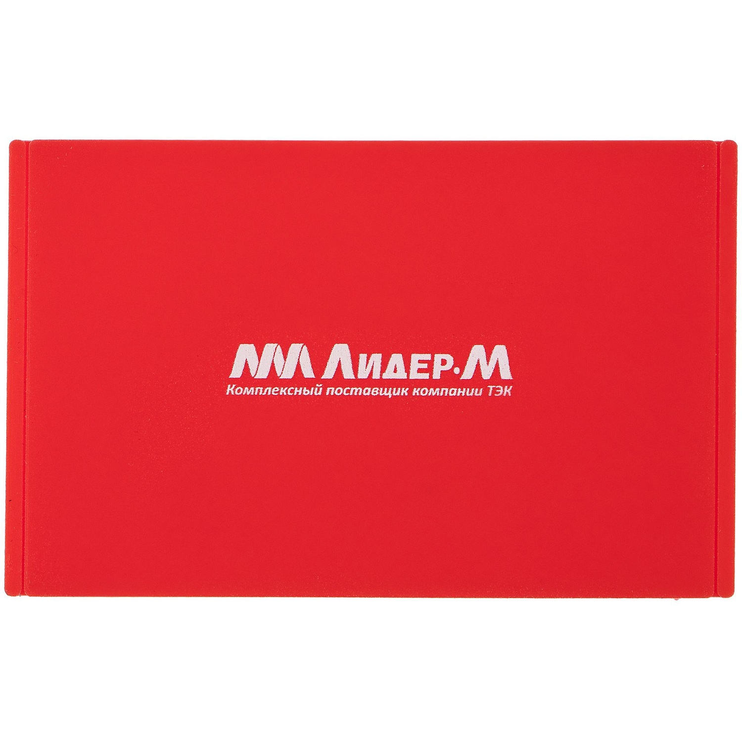 Лейбл из ПВХ Dzeta, ХL, красный с логотипом