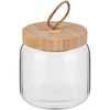Банка с бамбуковой крышкой Woody S с логотипом