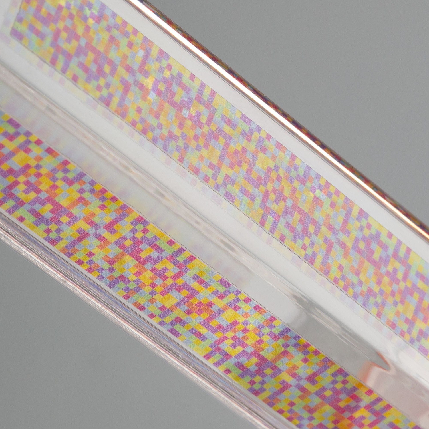 Футляр Hexa для 1 ручки, прозрачный с логотипом