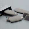 Флешка Pebble Universal, USB 3.0, серая, 64 Гб с логотипом