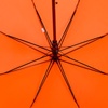 Зонт-трость Standard, оранжевый неон с логотипом