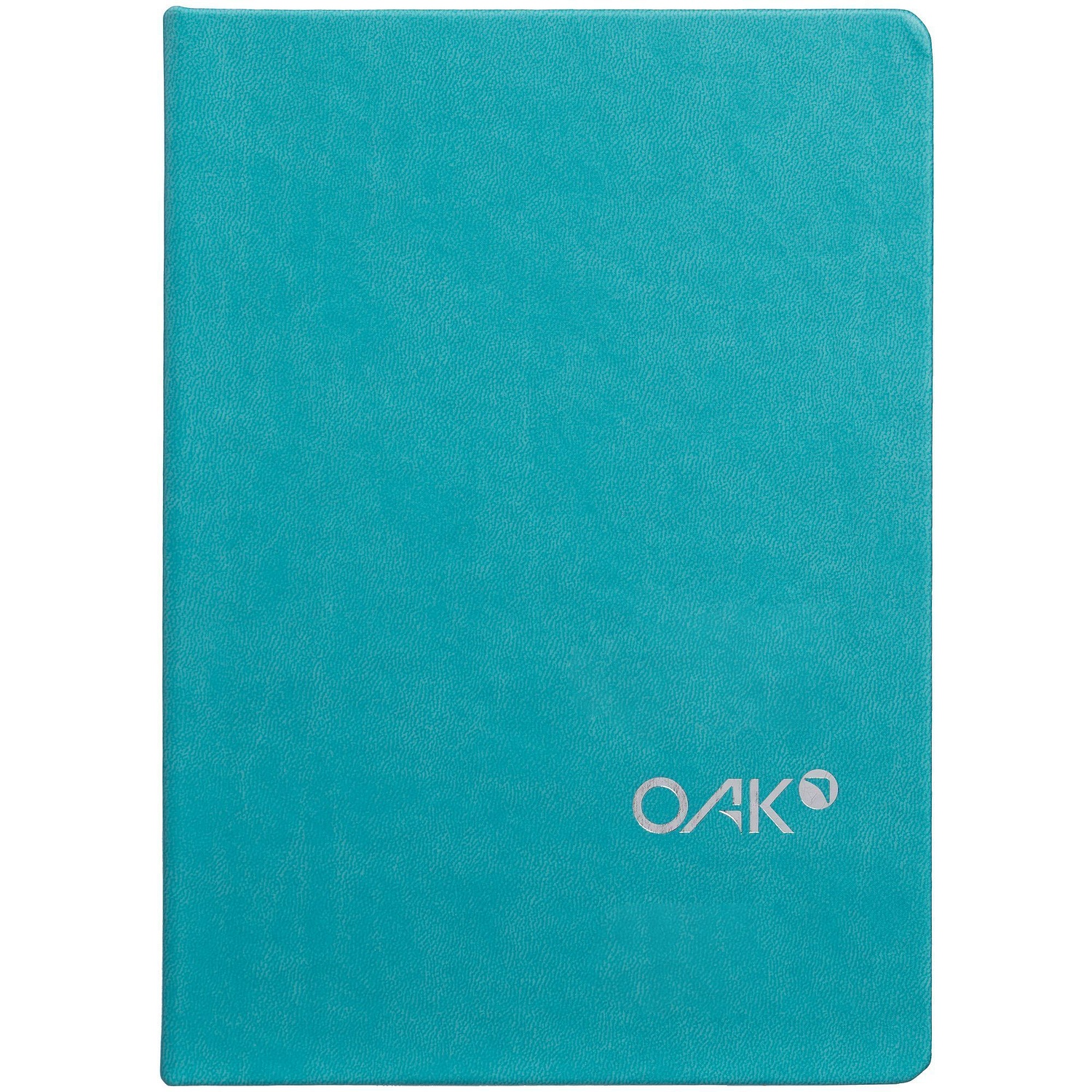 Ежедневник New Latte, недатированный, бирюзовый с логотипом