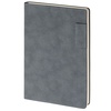 Ежедневник Lable, недатированный, темно-серый с логотипом