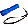 Фонарик с фокусировкой луча Beaming, синий с логотипом