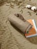 Плед для пикника Comfy, бежевый с логотипом