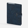 Ежедневник Repute, недатированный, синий с логотипом