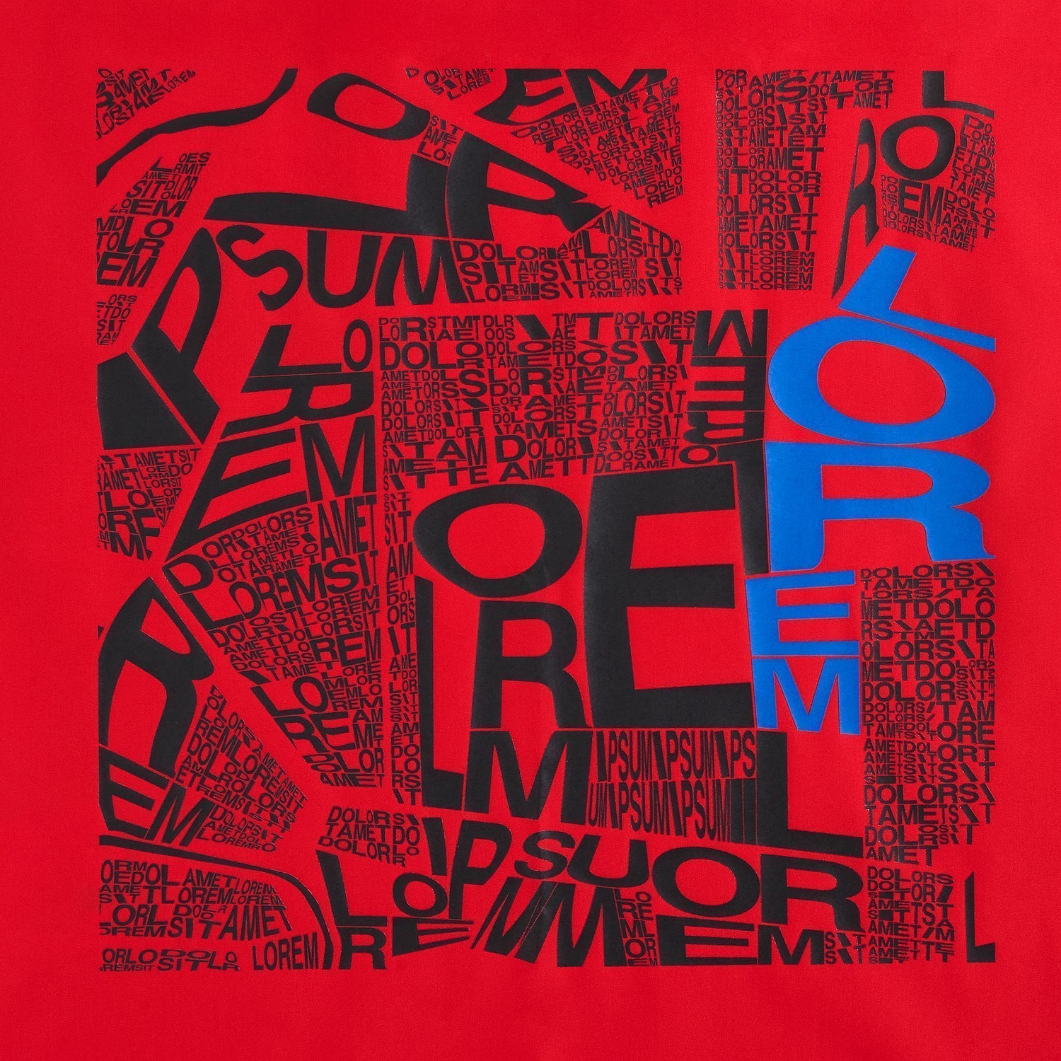 Манишка Member, красная с белым