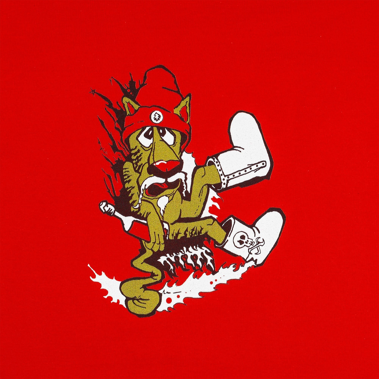 Толстовка Unit Toima, красная с логотипом