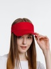 Козырек Viseros, красный с логотипом