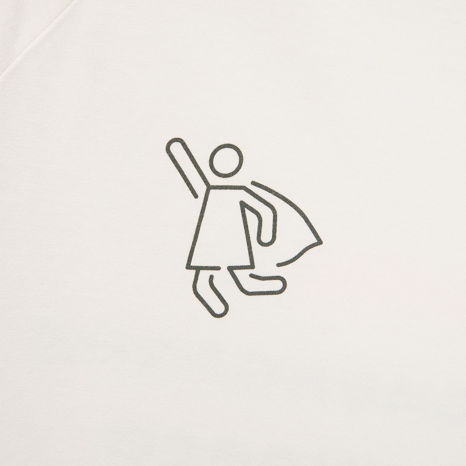 Футболка унисекс оверсайз T2, молочно-белая с логотипом