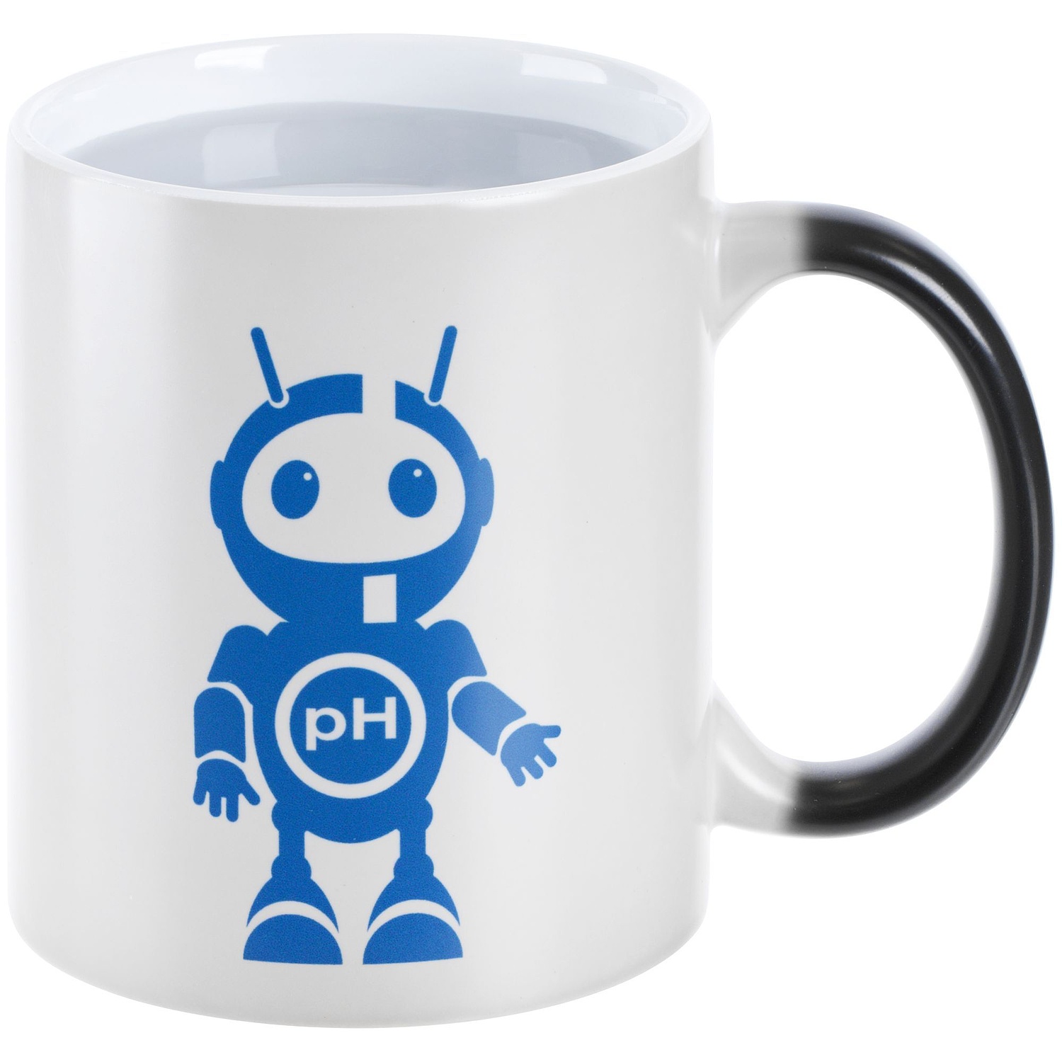 Кружка «Хамелеон», ver.3, матовая, черная с логотипом