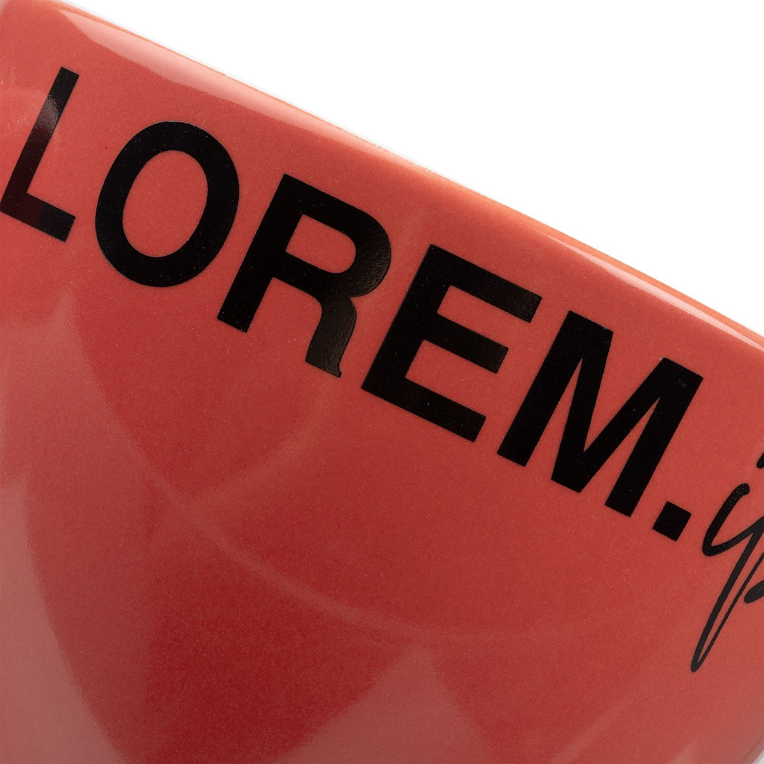 Чайная пара Cozy Morning, красная с логотипом