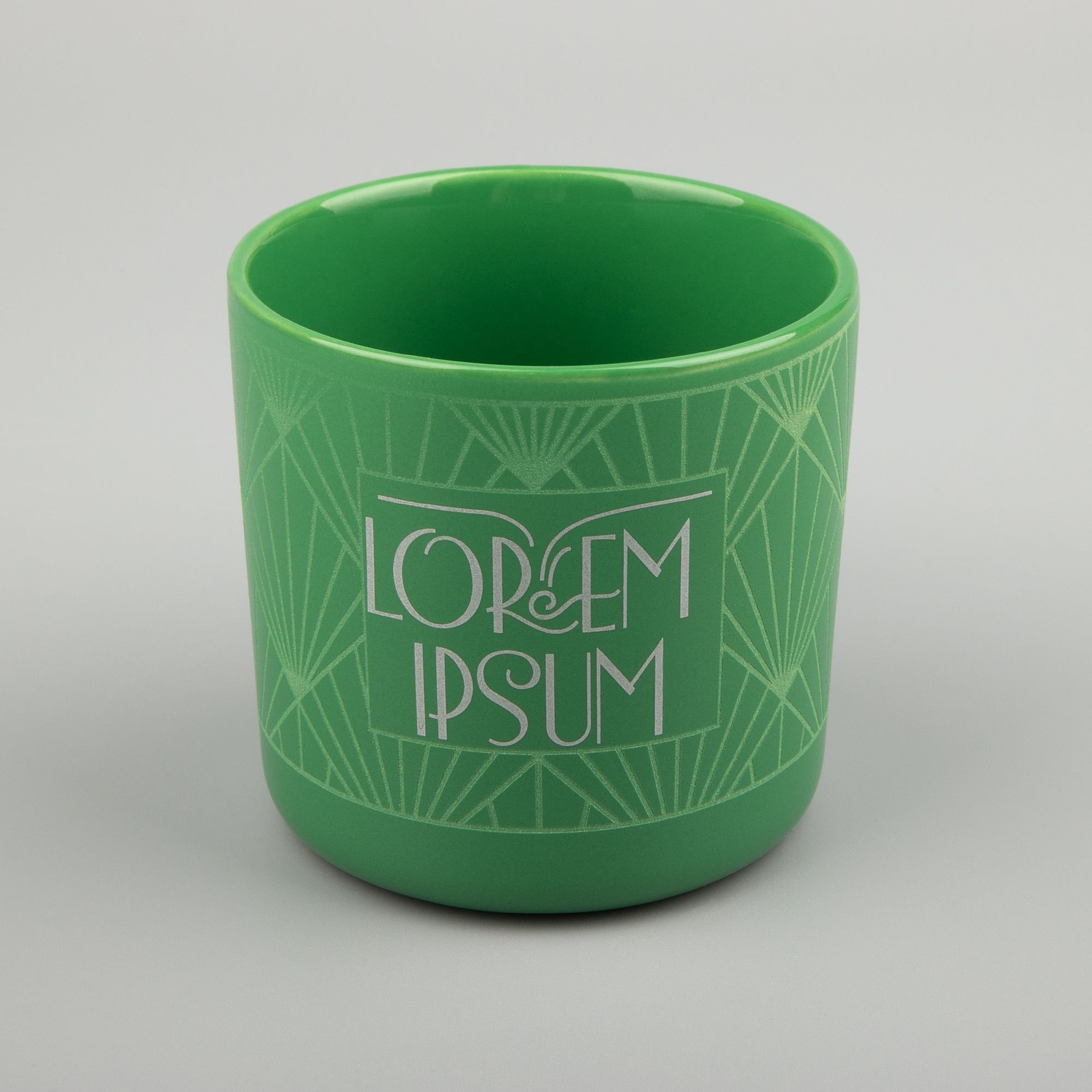 Кружка Eastpresso, зеленая с логотипом