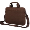 Сумка для ноутбука L225, коричневая с логотипом