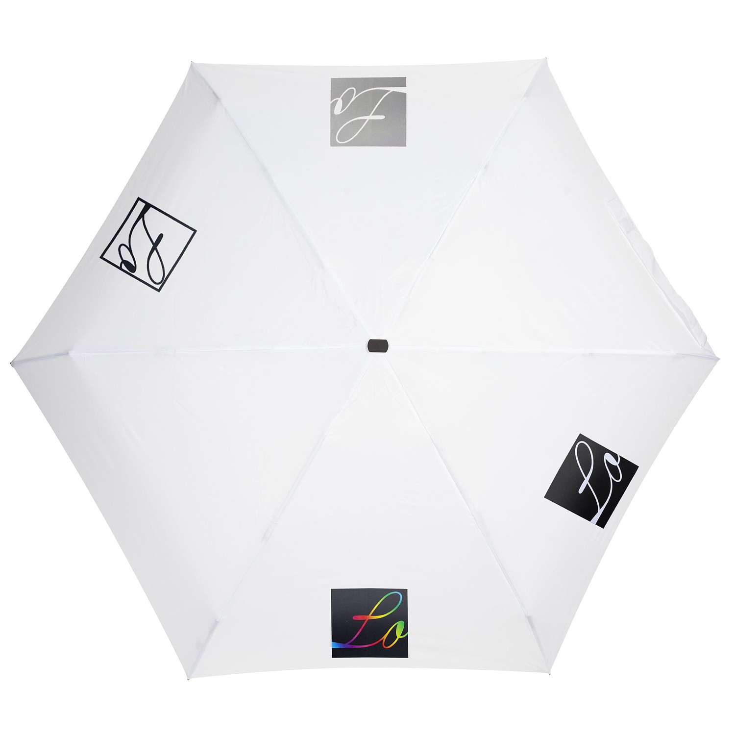 Зонт складной Five, белый