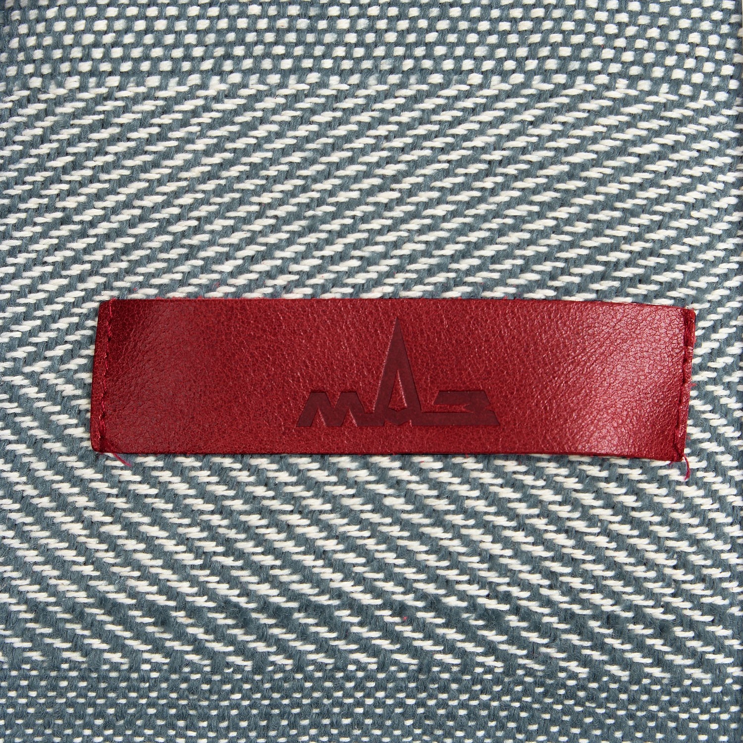 Лейбл кожаный Pasek, S, красный