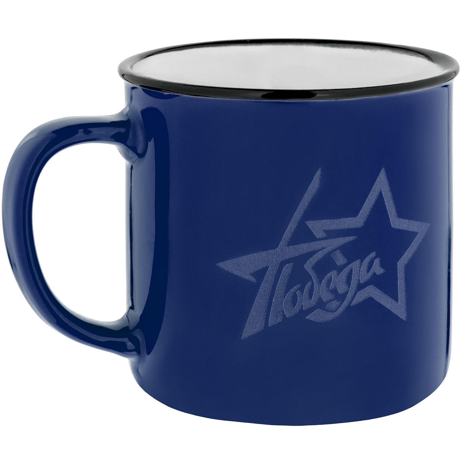 Кружка Dacha, малая, синяя с логотипом