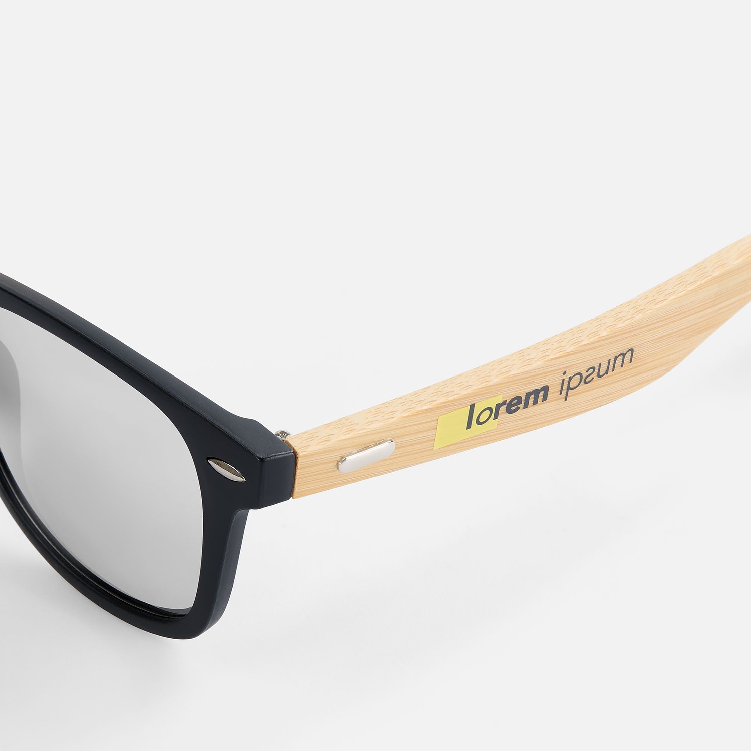 Очки солнцезащитные Varadero, черные с логотипом