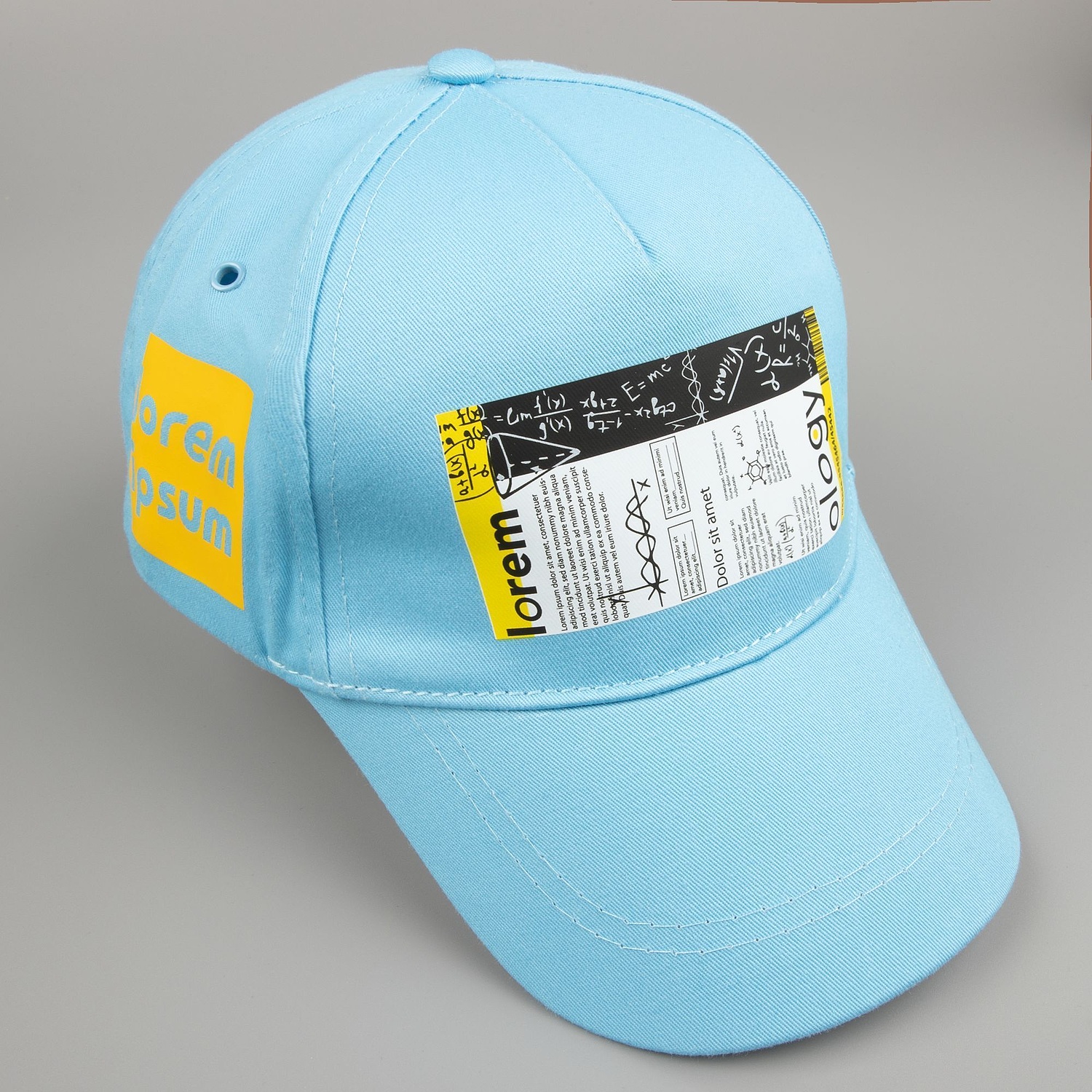 Бейсболка Convention, голубая с логотипом