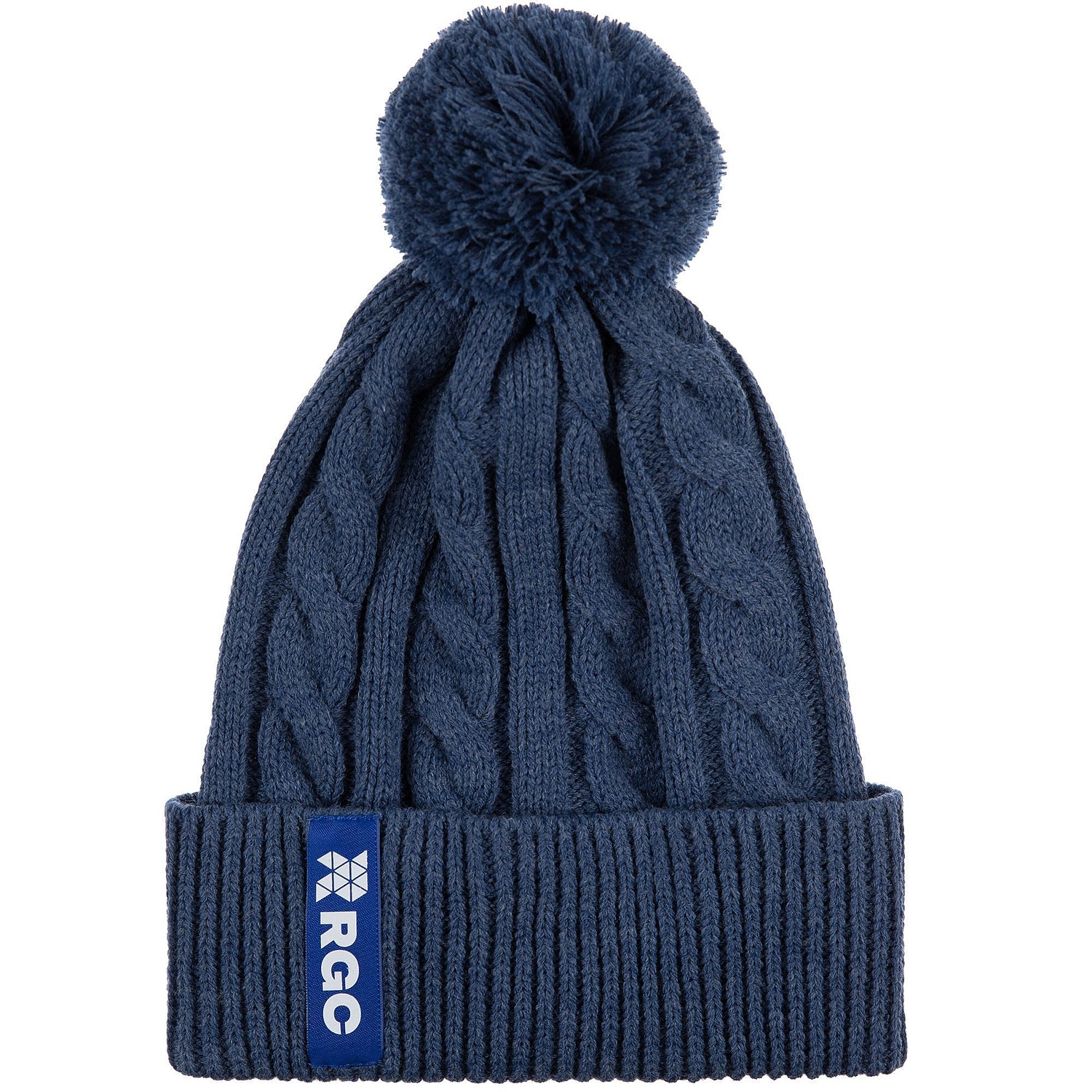 Шапка Heat Trick, синий меланж с логотипом