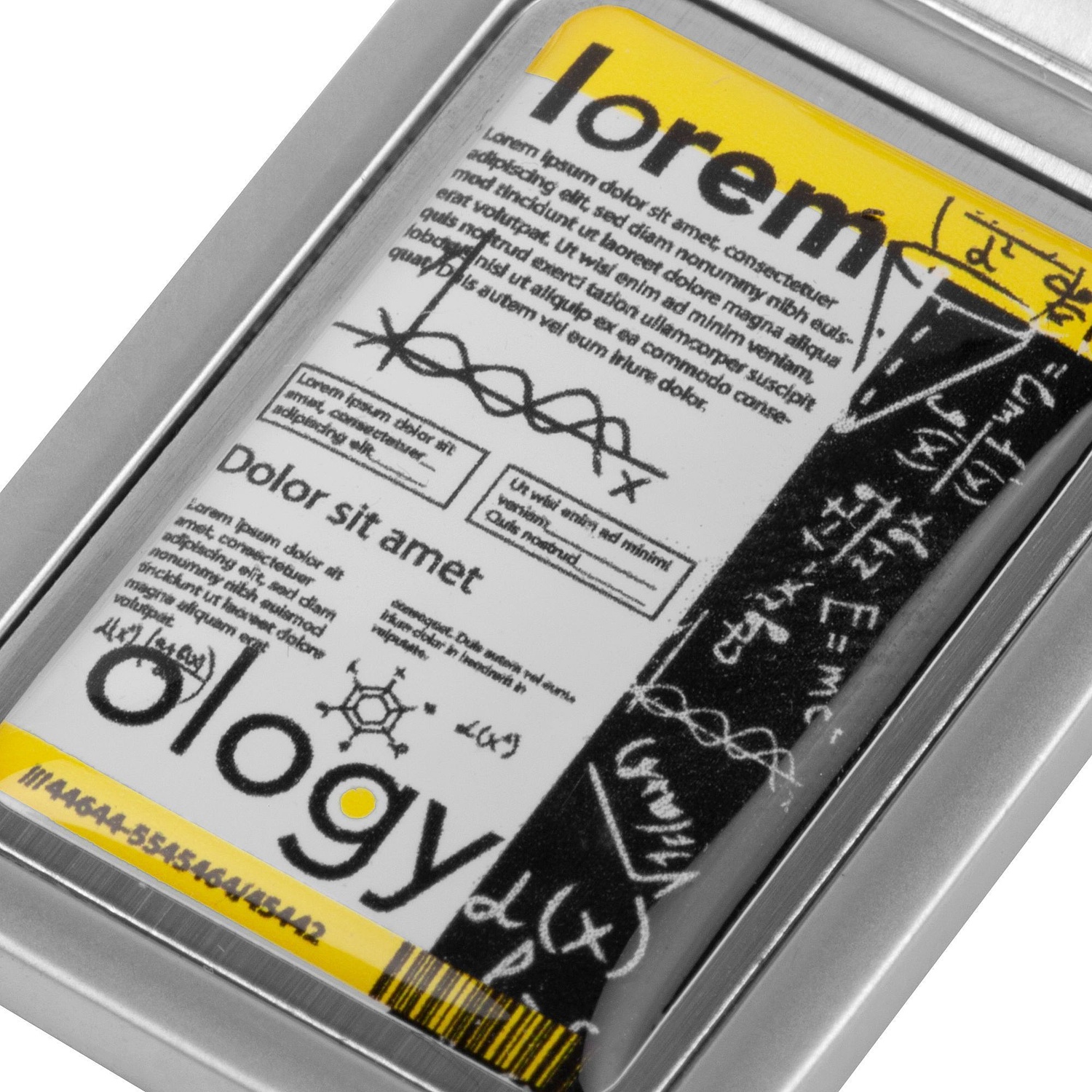 Брелок Formica, металлик с логотипом